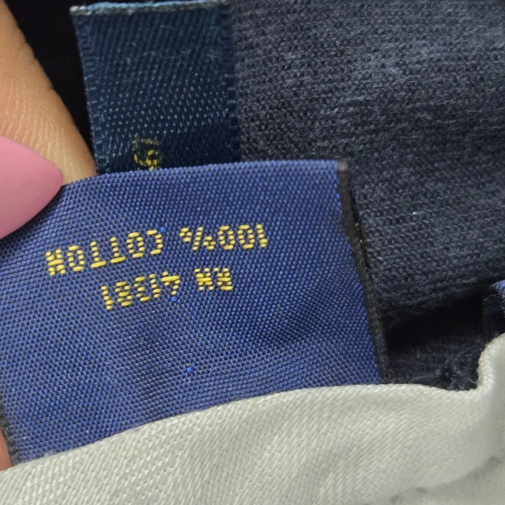 Polo Ralph Lauren Men Pants 36/34 Blue Chino Twill Pleated‎ Classic 30.5